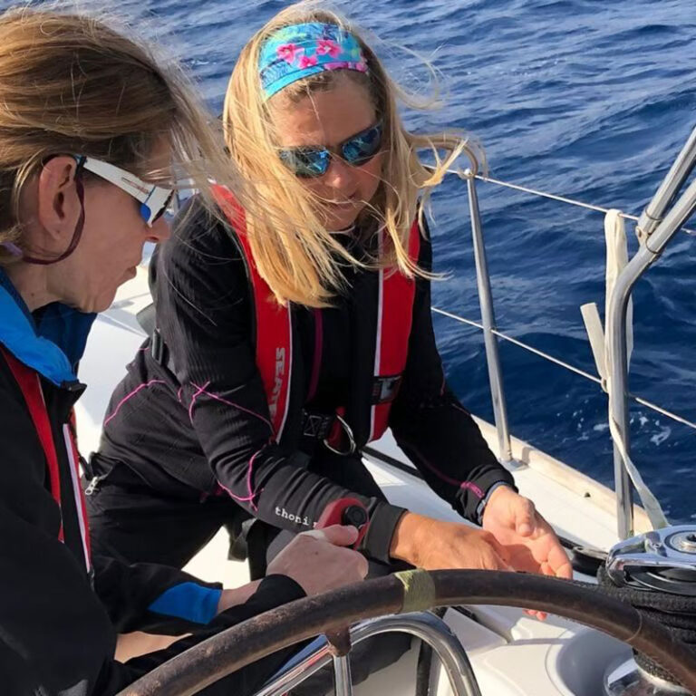 Segelcoaching in Aktion